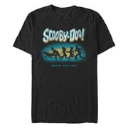 Mens Scooby Doo Colorful Gang Shadow Graphic T-Shirt