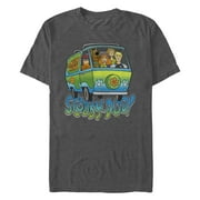 Mens Scooby Doo Colorful Van Shot Graphic T-Shirt
