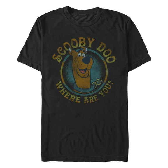 Men's Scooby Doo Distressed Dog Icon Graphic T-Shirt