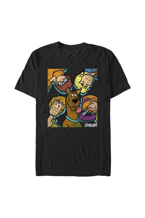 Men's Scooby Doo Distressed Gang Shot Graphic T-Shirt