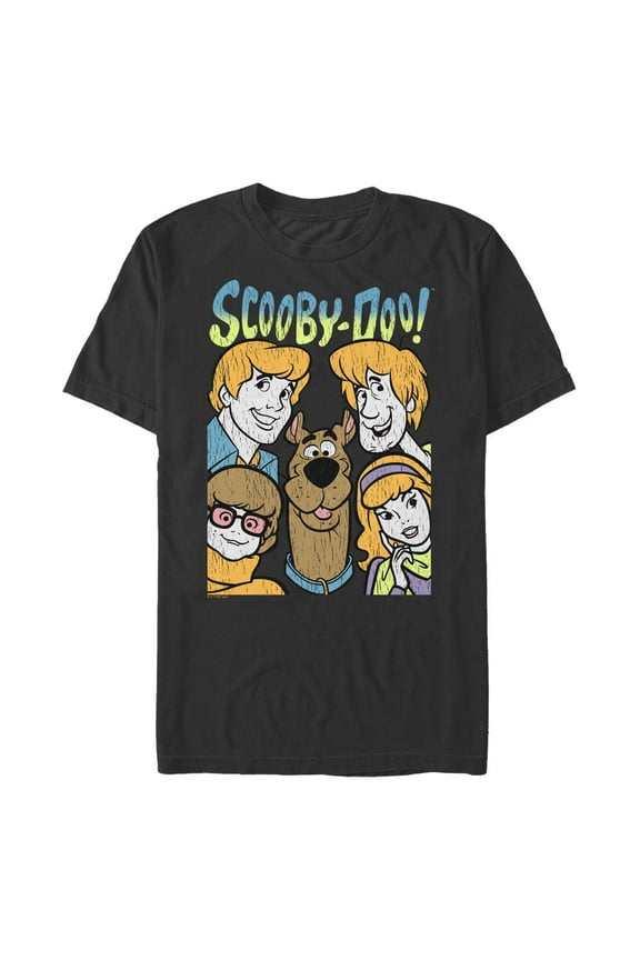 Men's Scooby Doo Distressed Mystery Crew Graphic T-Shirt