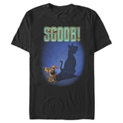 Men's Scooby Doo Dog Shadow Graphic Tee Black Small