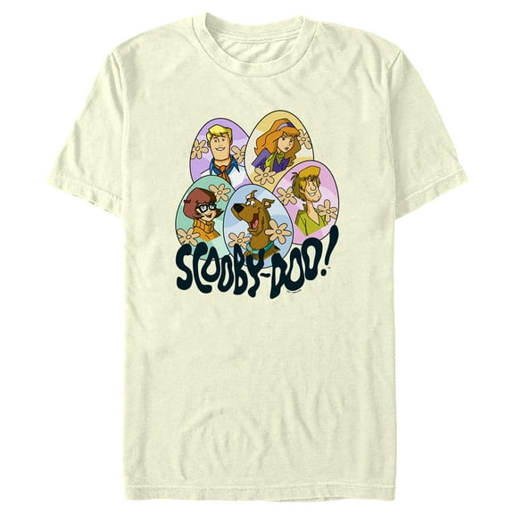 Men's Scooby Doo Easter Gang Graphic Tee Beige Medium
