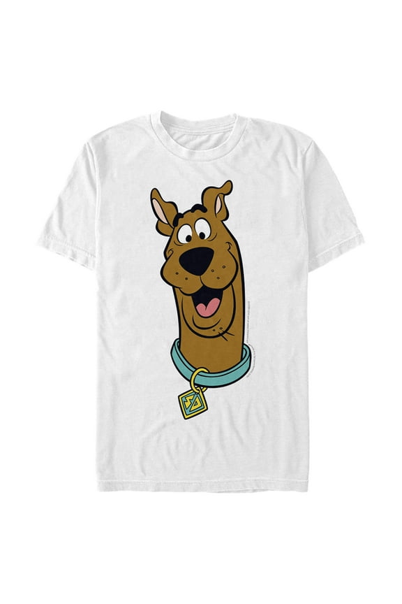 Men's Scooby Doo Happy Pose Graphic Tee White 4X Big Tall
