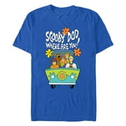 Mens Scooby Doo Machine Crew Graphic T-Shirt