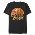 thumbnail image 1 of Men's Scooby Doo Moon Silhouette Chase  Graphic Tee Black 2X Large, 1 of 5