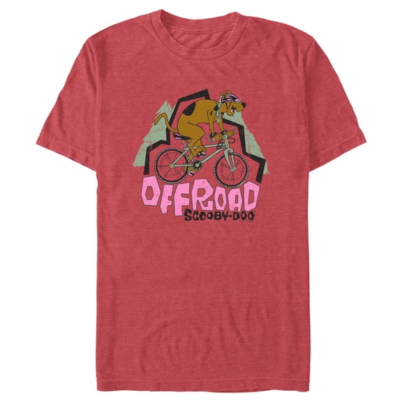 Men's Scooby Doo Off Road Graphic Tee Red Heather Large