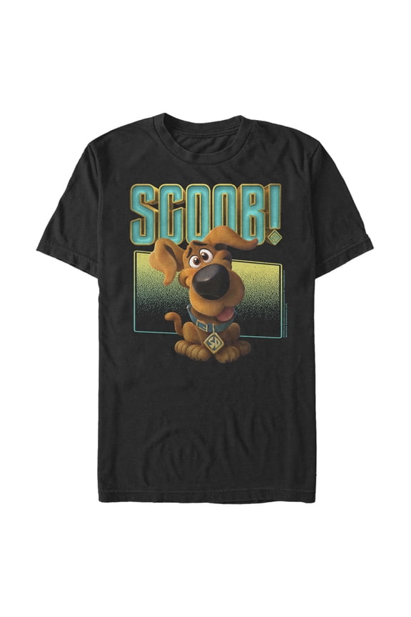 Men's Scooby Doo Puppy Frame Graphic Tee Black Large