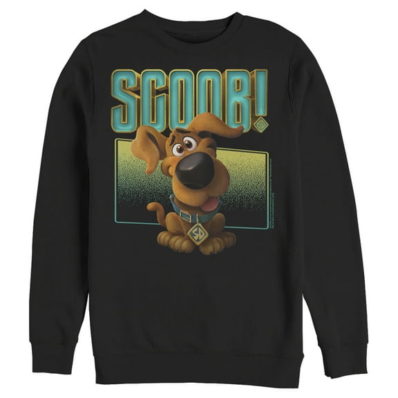 Men's Scooby Doo Puppy Frame  Sweatshirt Black Medium