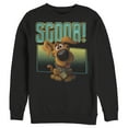 thumbnail image 1 of Men's Scooby Doo Puppy Frame  Sweatshirt Black X Large, 1 of 3
