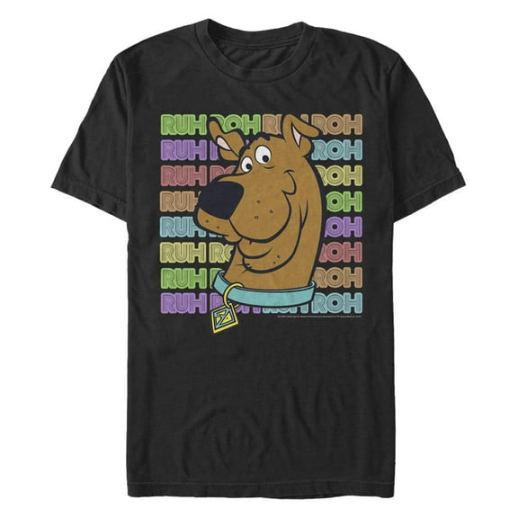 Men's Scooby Doo Ruh Roh Repeat Graphic T-Shirt