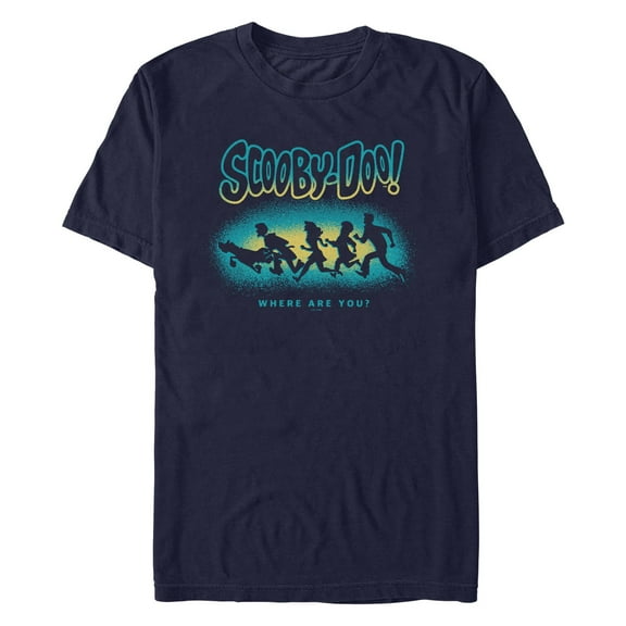 Men's Scooby Doo Running Silhouette Graphic T-Shirt