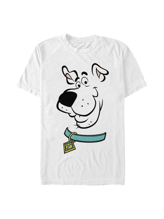 Men's Scooby Doo Sketch Dog Face Graphic T-Shirt