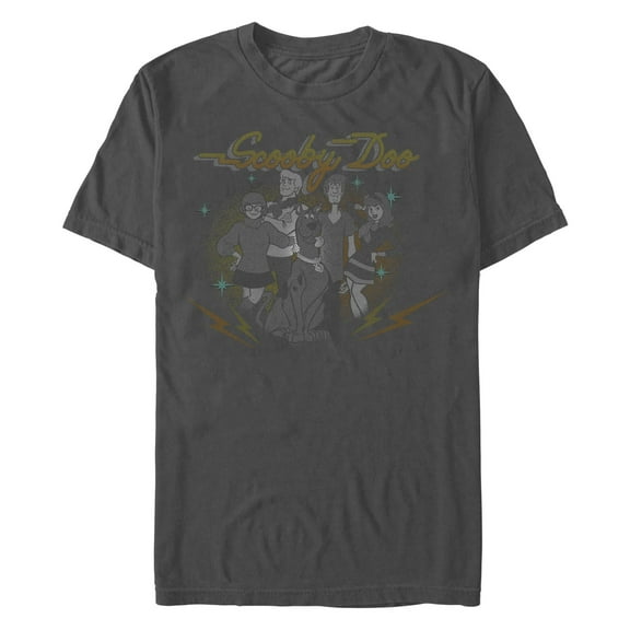 Men's Scooby Doo The Gang Retro Sparks  Graphic T-Shirt