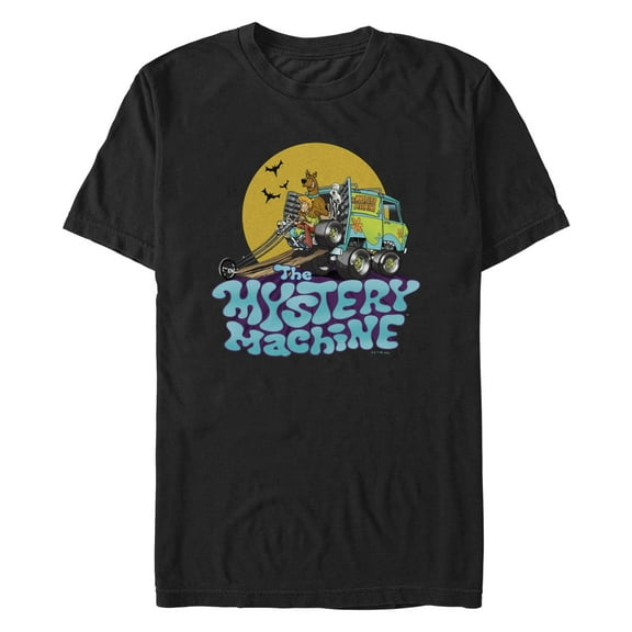 Men's Scooby Doo The Mystery Machine Moon Graphic T-Shirt