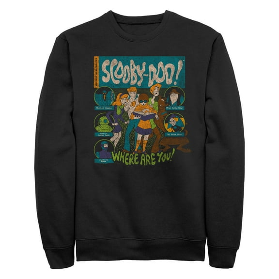 Men's Scooby Doo Where Are You Villains  Sweatshirt