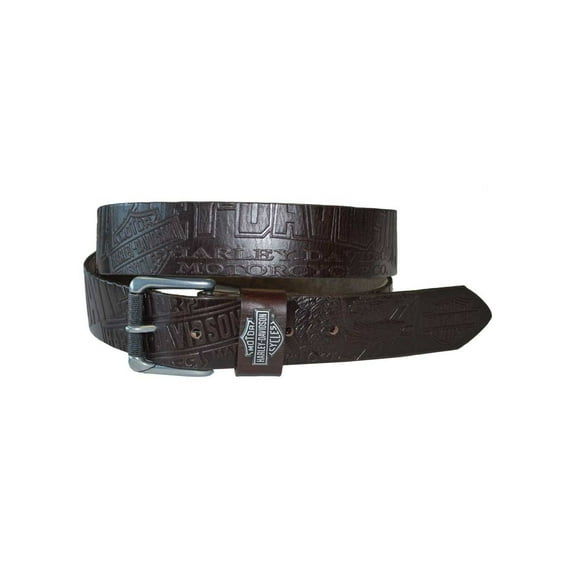 Men's Scorching Belt Brown Leather HDMBT10613, Harley Davidson