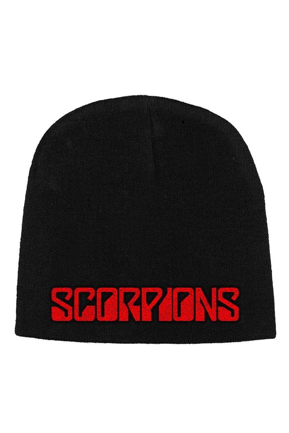 Men's Scorpions Logo Beanie Black