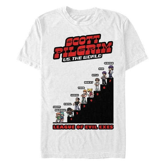 Men's Scott Pilgrim vs. the World League of Evil Exes  Graphic T-Shirt