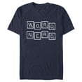 thumbnail image 1 of Men's Scrabble Word Nerd  Graphic Tee Navy Blue Small, 1 of 5