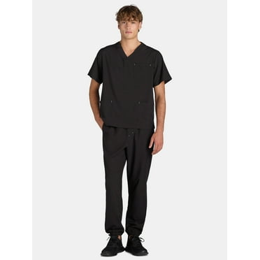 Men's Scrub V Neck Top, Sizes XS-XXXL