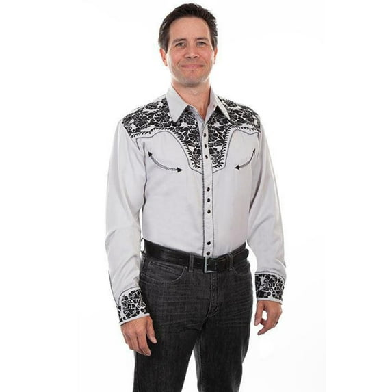 Men's Brown Western Shirt | Le