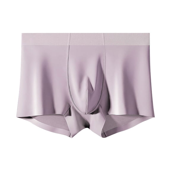 Men's Seamless Breathable Underwear Stretch Four - Corner Shorts Lightweight Ultra Soft Boxers