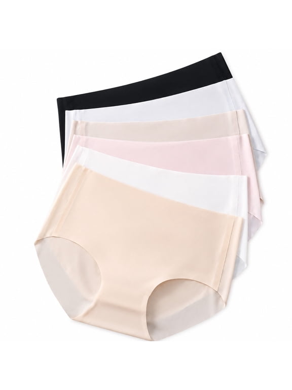 Men's Seamless Ice Silk Briefs, Lightweight No-Show Stretch Underwear