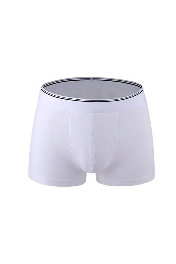 Men's See-Through Thong G-String Underwear, Men's Hot T-Back Thong G-String Birthday Gift for Boyfriend White XXL