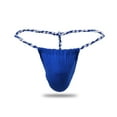 thumbnail image 1 of Men's See-Through Thong G-String Underwear, Men's Hot T-Back Thong G-String Commemorative Gift for Husband Blue M, 1 of 1