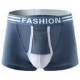 thumbnail image 1 of Men's See-Through Thong G-String Underwear, Men's Hot T-Back Thong G-String Halloween Gift for Husband Blue XL, 1 of 7