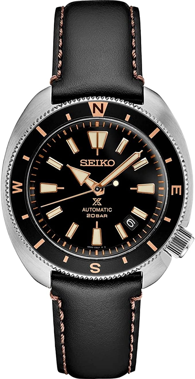 Seiko Prospex Automatic Leather Mens Watch