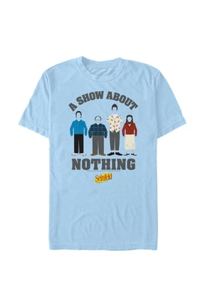 Men's Seinfeld A Show About Nothing  Graphic Tee Light Blue Large