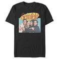 thumbnail image 1 of Men's Seinfeld Group Logo Graphic Tee Black Small, 1 of 5