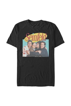 Men's Seinfeld Group Logo  Graphic Tee Black X Large