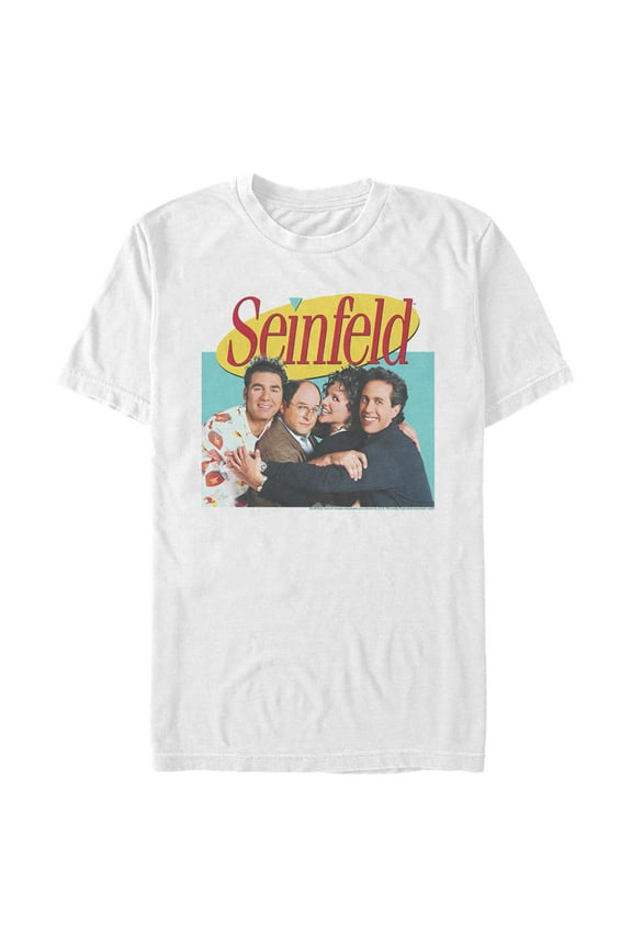 Men's Seinfeld Group Logo Graphic Tee White Large