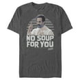 thumbnail image 1 of Men's Seinfeld No Soup For You Photo Graphic Tee Charcoal Heather 2X Big Tall, 1 of 4