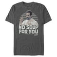 thumbnail image 1 of Men's Seinfeld No Soup For You Photo Graphic Tee Charcoal Heather 3X Large, 1 of 5