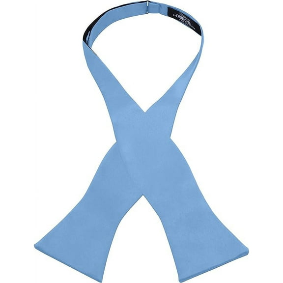 S.H. Churchill & Co. Men's Self-Tie Satin Bow Tie - Faux Silk for Wedding Tuxedo