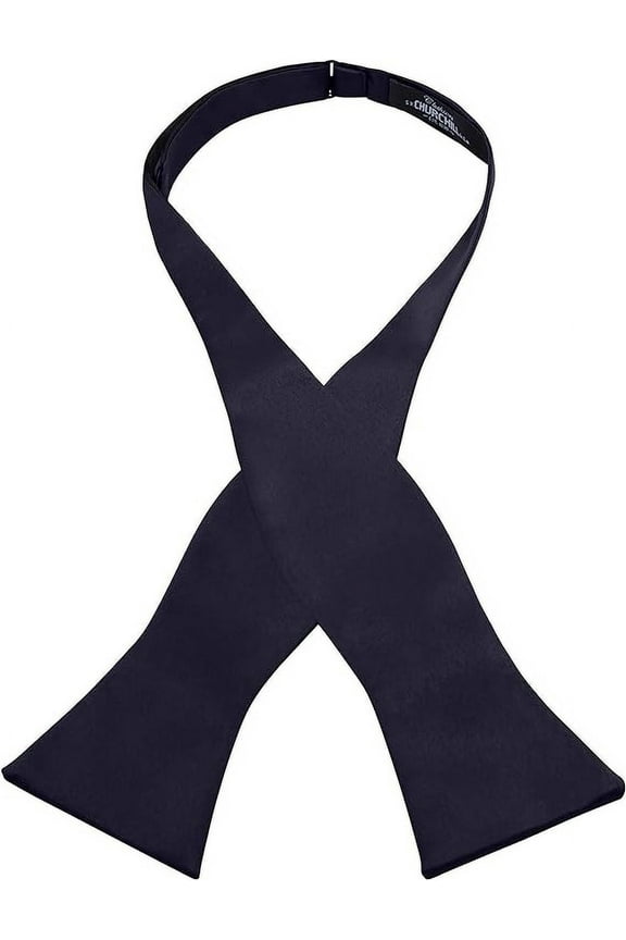 Men's Self-Tie Satin Bow Tie - Faux Silk for Wedding Tuxedo