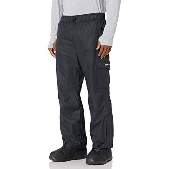 ARCTIX MEN'S SENTINEL PULL OVER FLEECE-LINED CARGO SNOW PANTS MEN MEDIUM -BLACK