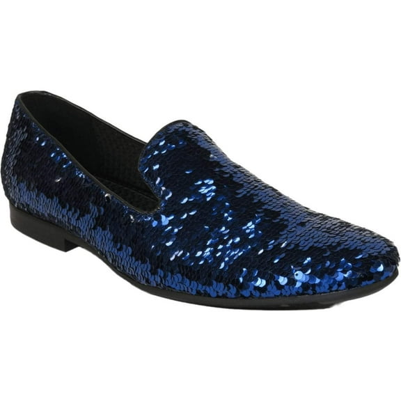 Men's Sequence Shoes by Giorgio Brutini formal Slip on 17930 Cohort Blue