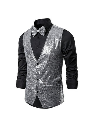 Big and Tall Suit Vests in Big and Tall Suits | Silver