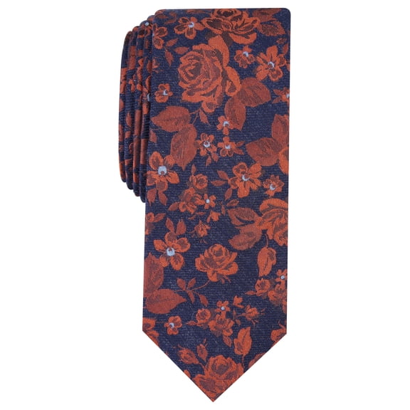 Men's Sereno Skinny Floral Tie Cognac ONE SIZE