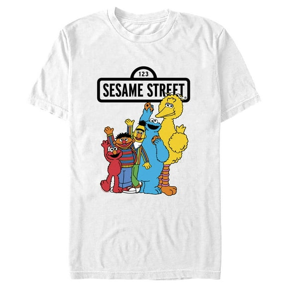 Men's Sesame Street AB/CD Cookie and the Monsters Graphic T-Shirt