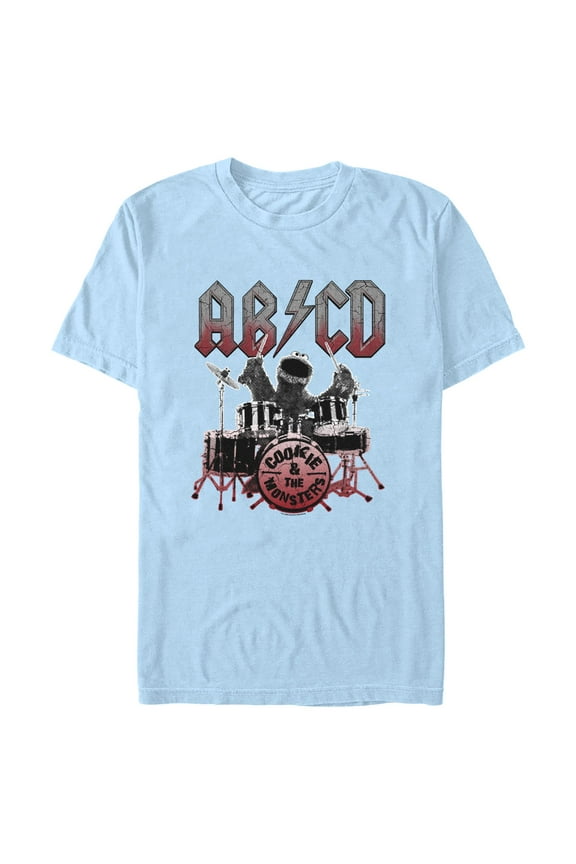 Men's Sesame Street AB/CD Cookie and the Monsters Graphic T-Shirt