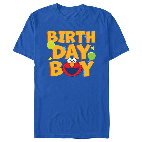 Men's Sesame Street Birthday Boy Elmo  Graphic T-Shirt