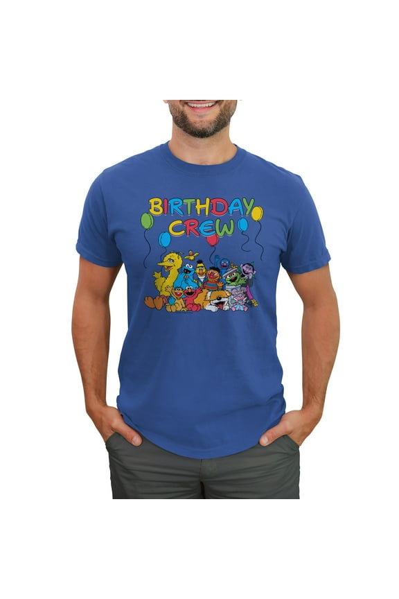 Men's Sesame Street Birthday Crew Graphic T-Shirt