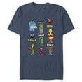 thumbnail image 1 of Men's Sesame Street Character Introductions  Graphic T-Shirt, 1 of 4