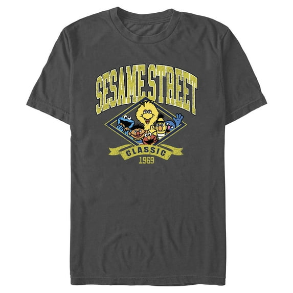 Men's Sesame Street Classic 1969 Distressed Graphic T-Shirt